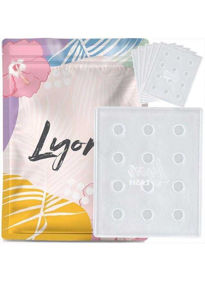 Lyon Lash Glue Tray | Eyelash Extensions Reusable Adhesive Holder/Palette | For Single Drops Of Glue and Lash Fans Adjustment| | Classic & Volume Lashing | Eyelash Extension Supplies (5 Pieces) - pzsku/ZF1670BDC9E33203EDE91Z/45/_/1681786762/17381ef1-034d-4b3a-b8d7-704ace0fd1e6