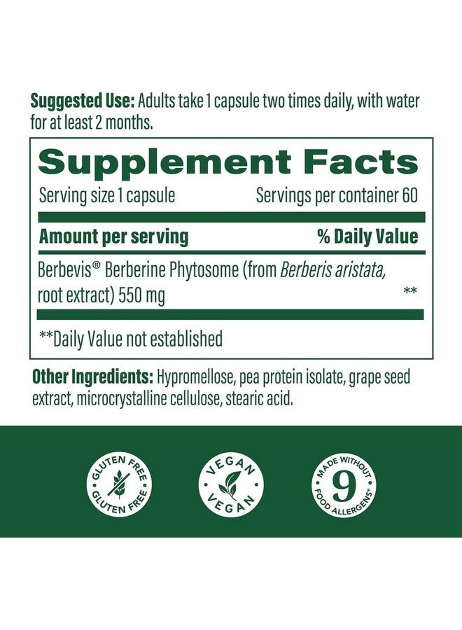 ميغافود ميجا فود بربارين فايتوسوم - مكمل بربارين ٥٥٠ ملغ لكل حصة، ١١٠٠ ملغ يوميًا - امتصاص ٩ أضعاف - يدعم عملية التمثيل الغذائي الصحي ومستويات الكوليسترول - نباتي - ٦٠ كبسولة، إمداد لمدة ٣٠ يومًا - Image 2