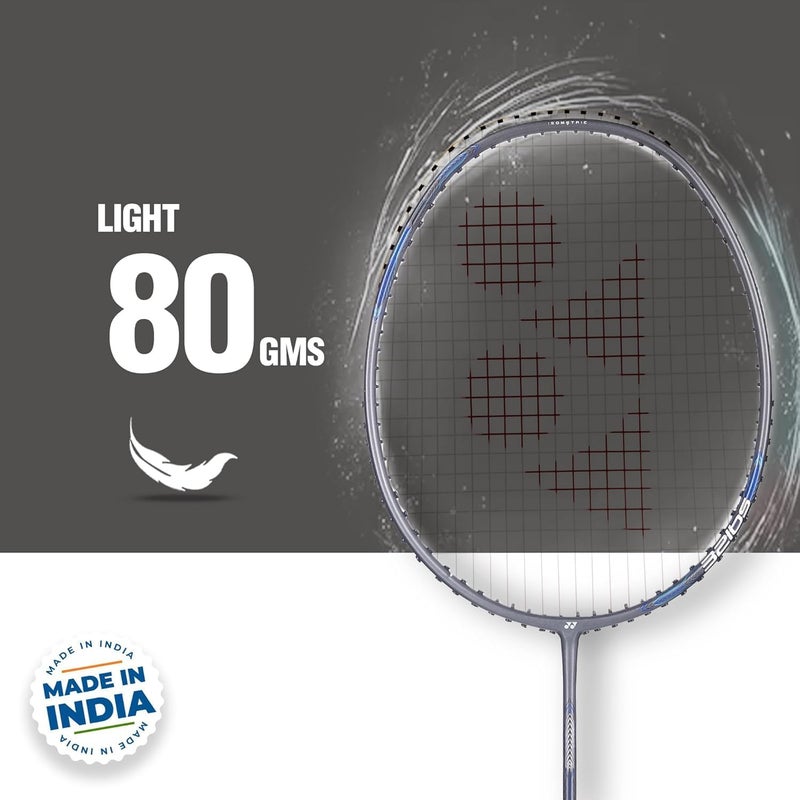 Yonex راكت بادل أستروكس أتاك 9 – راكت أداء من الجرافيت مع نظام تعزيز الطاقة الديناميكي ونظام المولد الدوراني، رمادي - Image 4