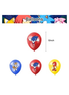 Highland 32 Piece Sonic Birthday Decorations Set  - Image 3