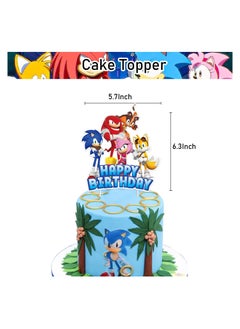 Highland 32 Piece Sonic Birthday Decorations Set  - Image 4