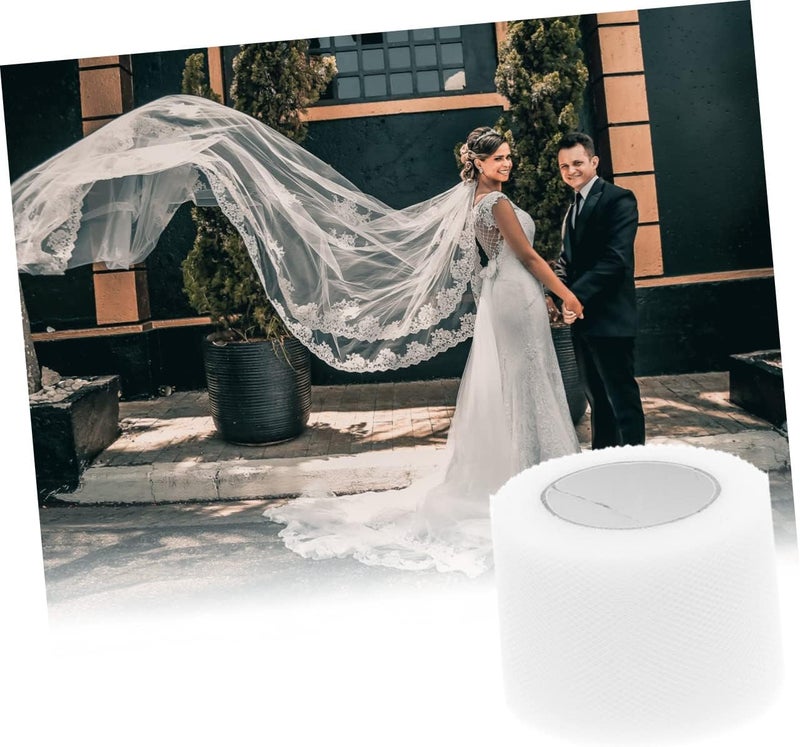 Global flexible assemble picks 2pcs Yarn Tulle Gauze Rolls for Wedding Decorations Bow Tutu Skirt DIY Craft Mesh Wrappper Bouquet Wrapping Various size alternatives - Image 5