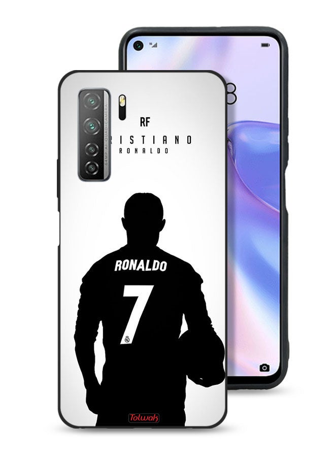Tolwak Huawei P40 lite 5G Protective Case Cover Cristiano Ronaldo Mask  - Image 1