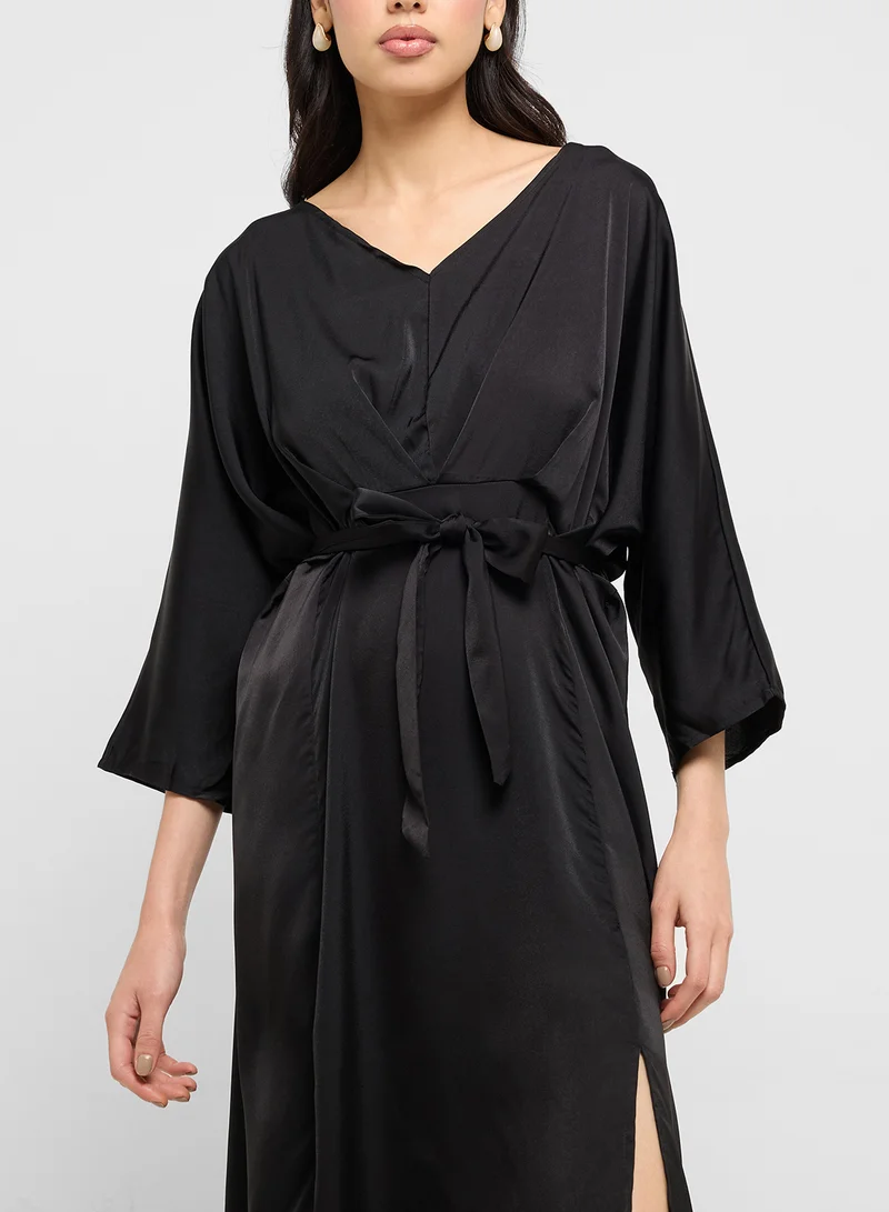 Ginger Belted Midi Dress