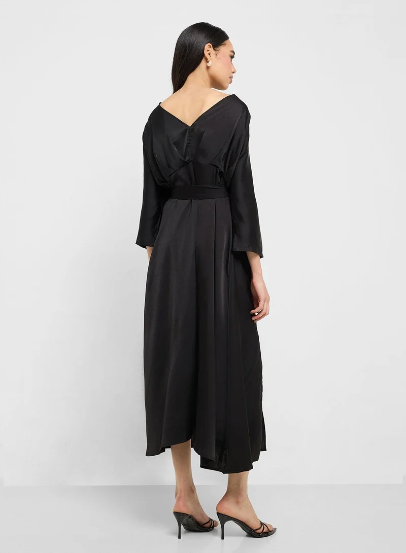 Ginger Belted Midi Dress