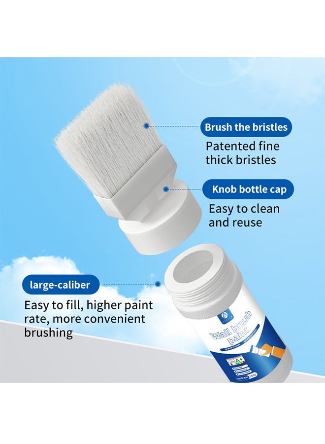 ASHILE White Interior Wall Paint 180g - Small Drywall Repair Paint, Drywall Primer, for Covering Graffiti & Stains on Walls - Image 3