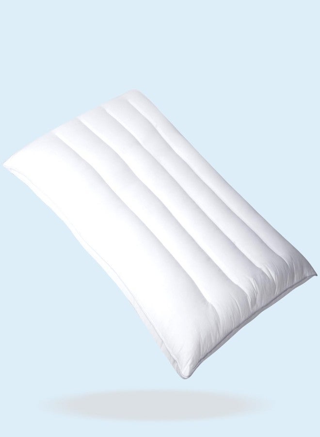 MINUPWELL Ultra Flat Pillows for Sleeping Thin, 2.5" Height Ultra Thin Pillows, Slim Bed Pillows for Stomach Sleeper, Standard Size -18x26 in - 7D Fiber - 1 PC - Image 1
