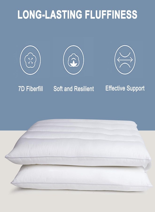 MINUPWELL Ultra Flat Pillows for Sleeping Thin, 2.5" Height Ultra Thin Pillows, Slim Bed Pillows for Stomach Sleeper, Standard Size -18x26 in - 7D Fiber - 1 PC - Image 5
