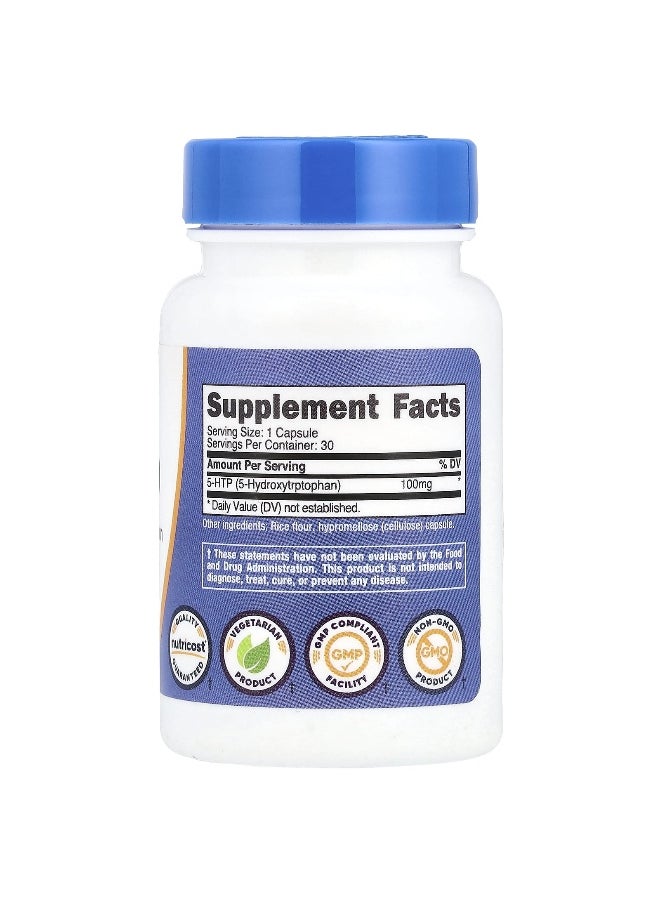 Nutricost Nutricost, 5-HTP, 100 mg, 30 Capsules  - Image 2