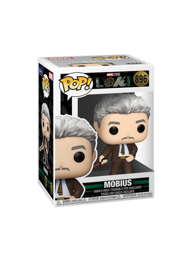 Funko فانكو بوب! مارفل: لوكي - موبايوس تمثال فني من الفينيل مع رأس متحرك - Image 1