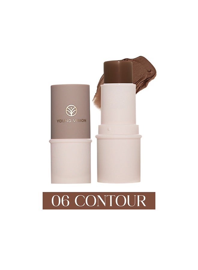 يونج فيجن مكياج عصا الكنتور ، عصا المكياج اللامسعة للبرونز والتشطيب غير اللامع للنساء ، محيط مكياج محترف خفيف الوزن ومزج - Image 3