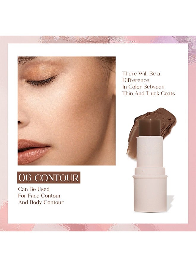 يونج فيجن مكياج عصا الكنتور ، عصا المكياج اللامسعة للبرونز والتشطيب غير اللامع للنساء ، محيط مكياج محترف خفيف الوزن ومزج - Image 4