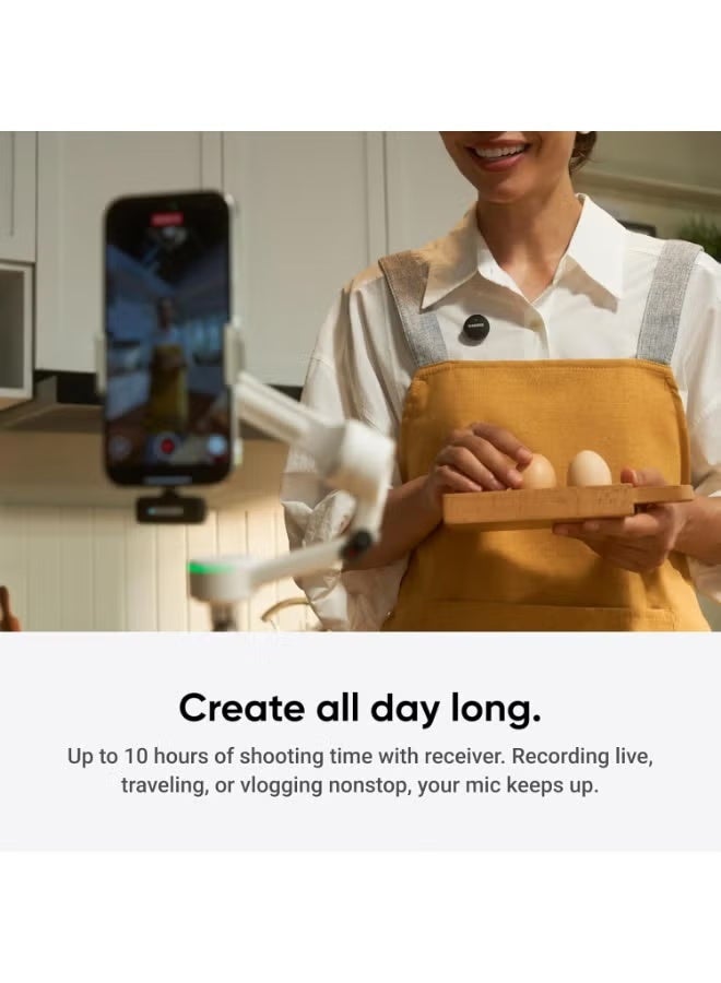 انستا 360 ميكروفون Insta360 (1 مرسل 1 مستقبل) - Image 3