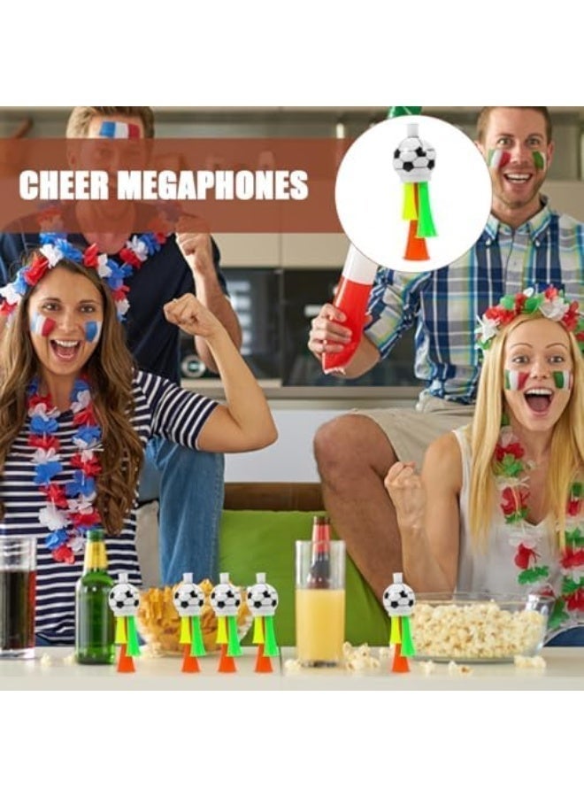 QERO 1Pcs Vuvuzela Stadium Horn: Mini Air Horn Plastic Loud Noise Maker for Football Fans Kids for Sporting Events Soccer Football Carnival Party (Random Color) 13.5cm - Image 5