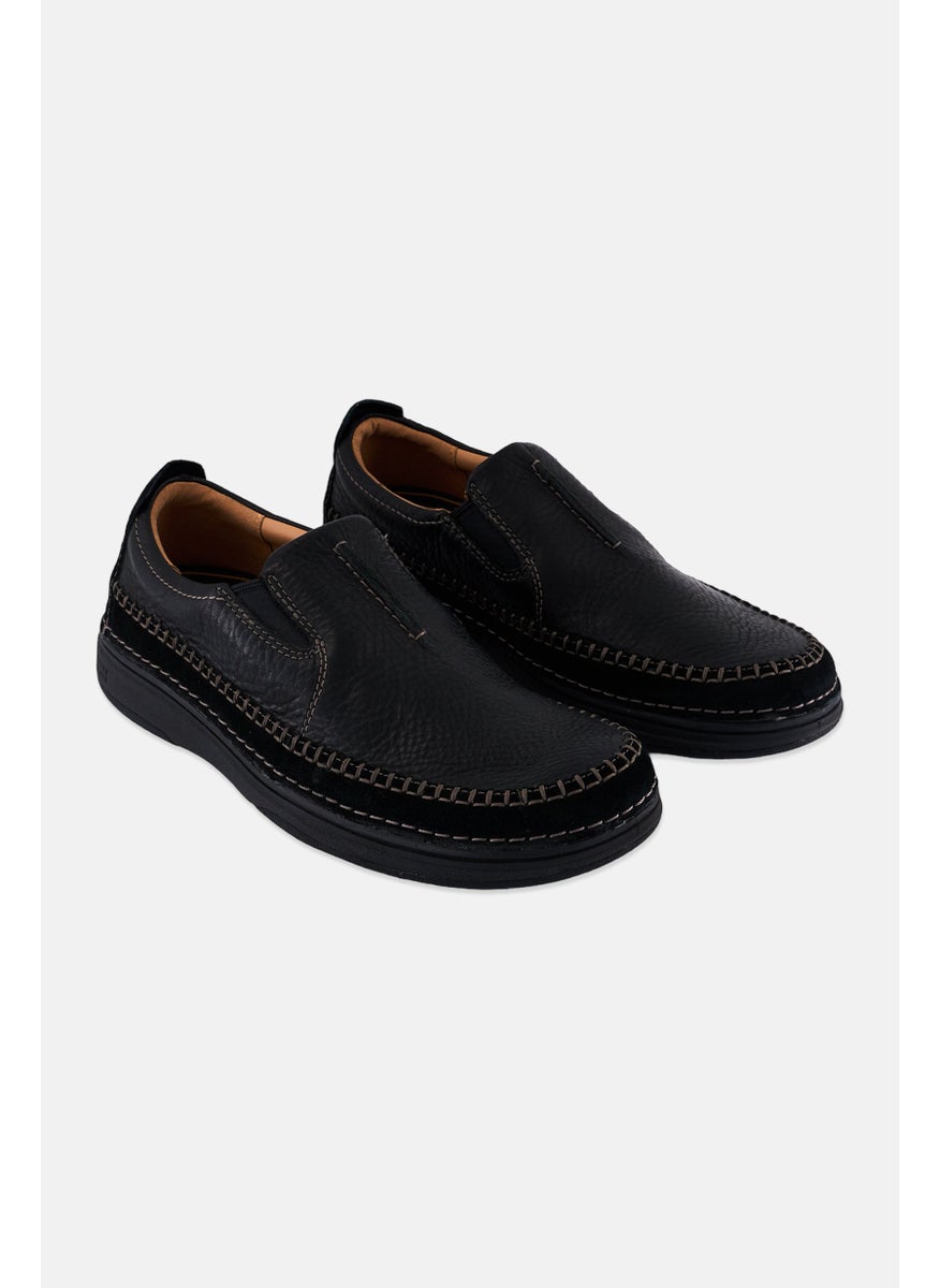 clarks Men Standard Nature 5 Walk Slip On Casual Shoes, Black  - Image 1