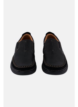 clarks Men Standard Nature 5 Walk Slip On Casual Shoes, Black  - Image 4