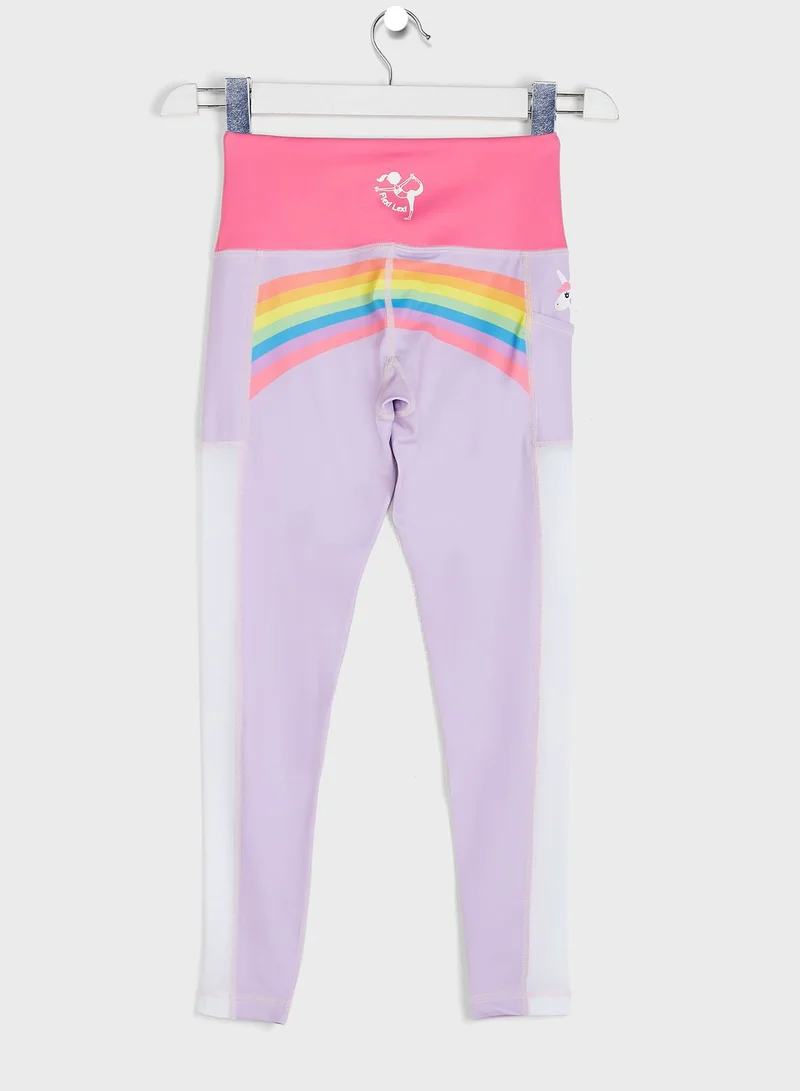 Flexi-Lexi Fitness Kids Unicorn In My Pocket Leggings