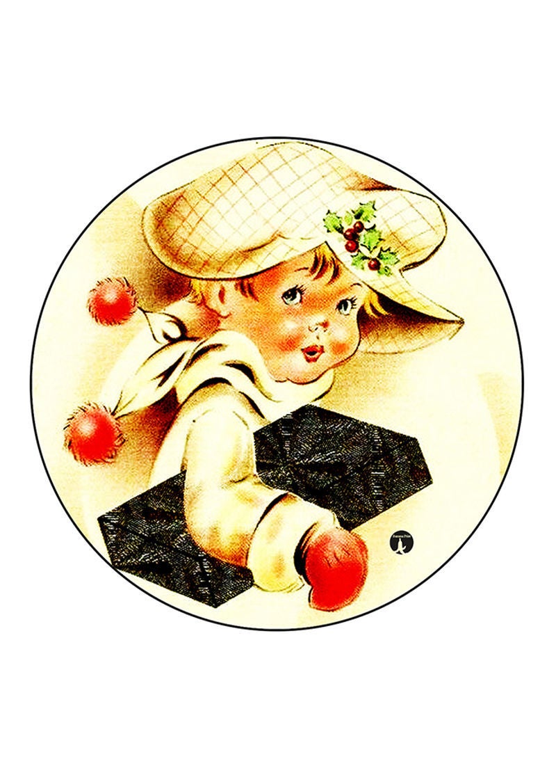 RKN Vintage Art Printed Mouse Pad Multicolour