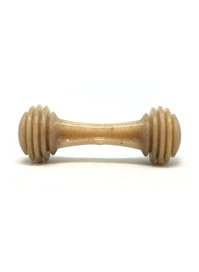SodaPup Honey Bone Medium Wood Filled Dog Chew Toy for Aggressive Chewers, Durable Natural Wood Composite Puppy Teething Toy for Medium Dogs, Interactive Treat Dispensing Pet Training Toy - Image 2