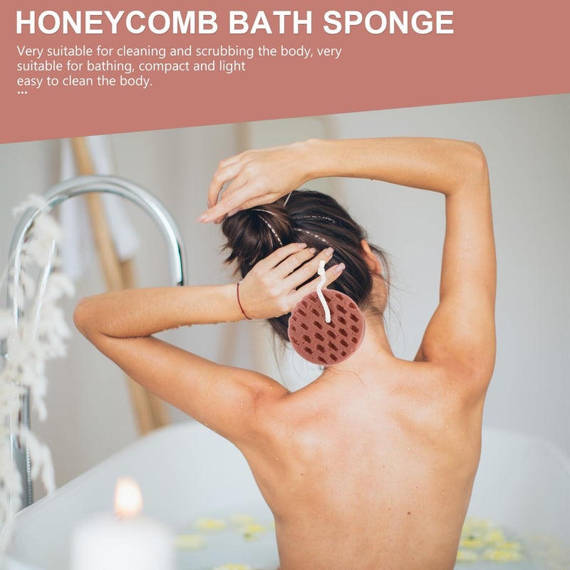 Briquet Bathing Sponge Blocks 2Pcs Anti Scratch Exfoliating Gentle Skin Cleansing Daily Shower - Image 3