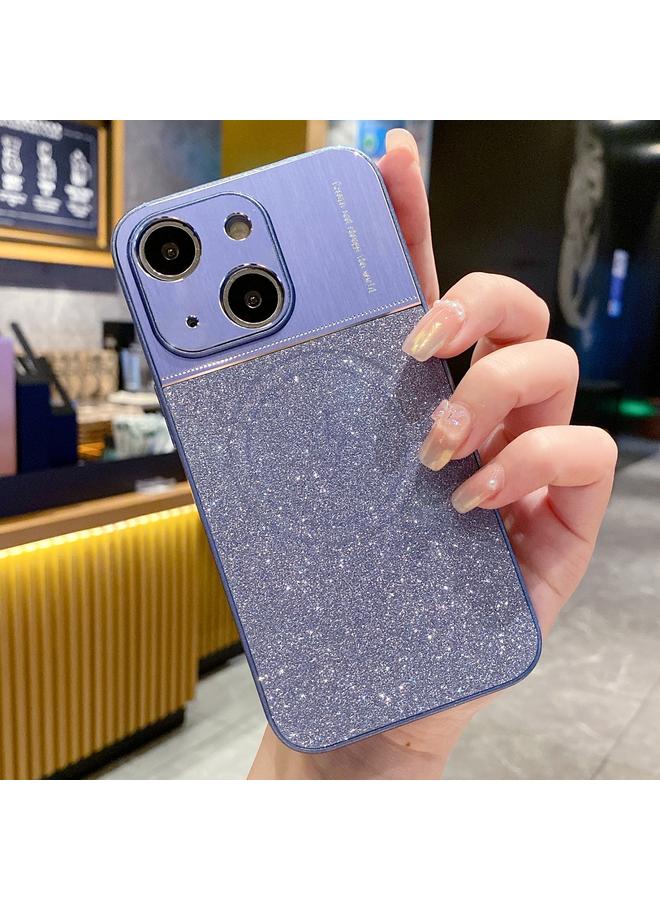 اس-توب جراب هاتف ماج سيف مغناطيسي معدني لامع مقاوم للصدمات لهاتف آيفون 14 بلس - Image 1