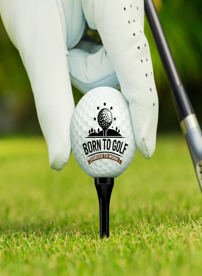 Arrowbash 6 Pack Retirement Golf Balls with 6 Tees and Gift Box Funny Retirement Gifts for Dad Coworkers Golfers Husband(Retired,White) - Image 3