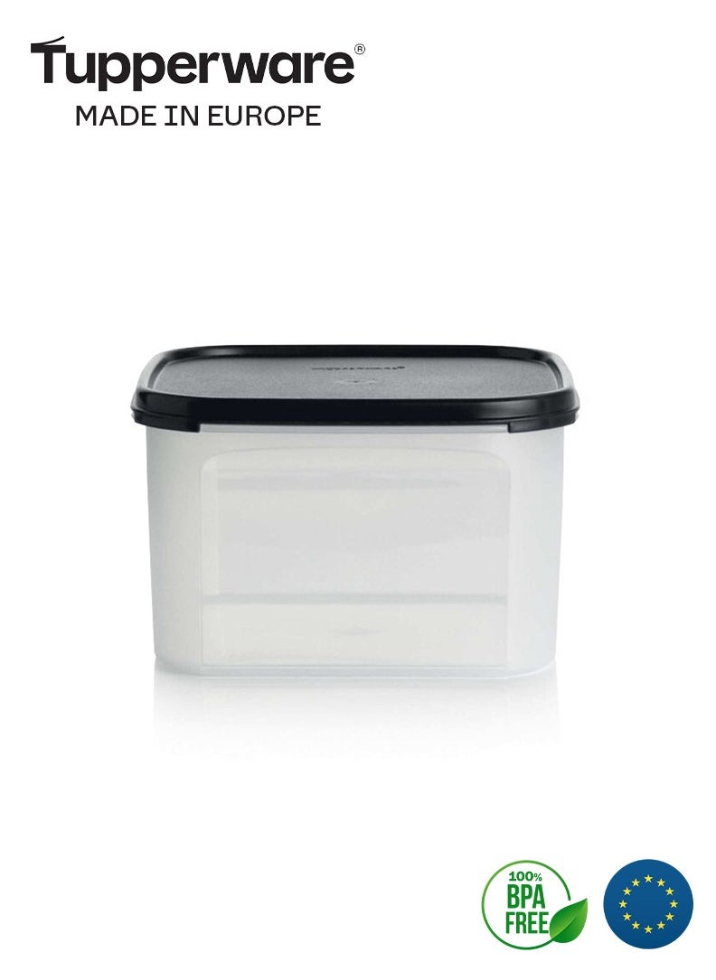 Tupperware - Tupperware Black Square Dry Storage 2.6L - Image 1