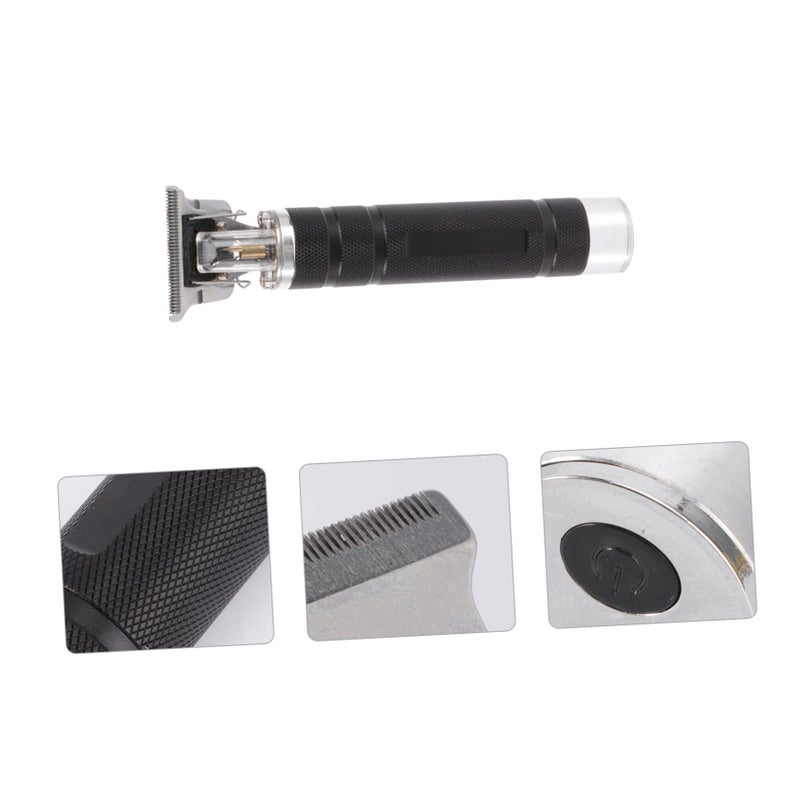 Professional Hair Trimmer Rechargeable Easy To Use Durable Black Finish - Image 5