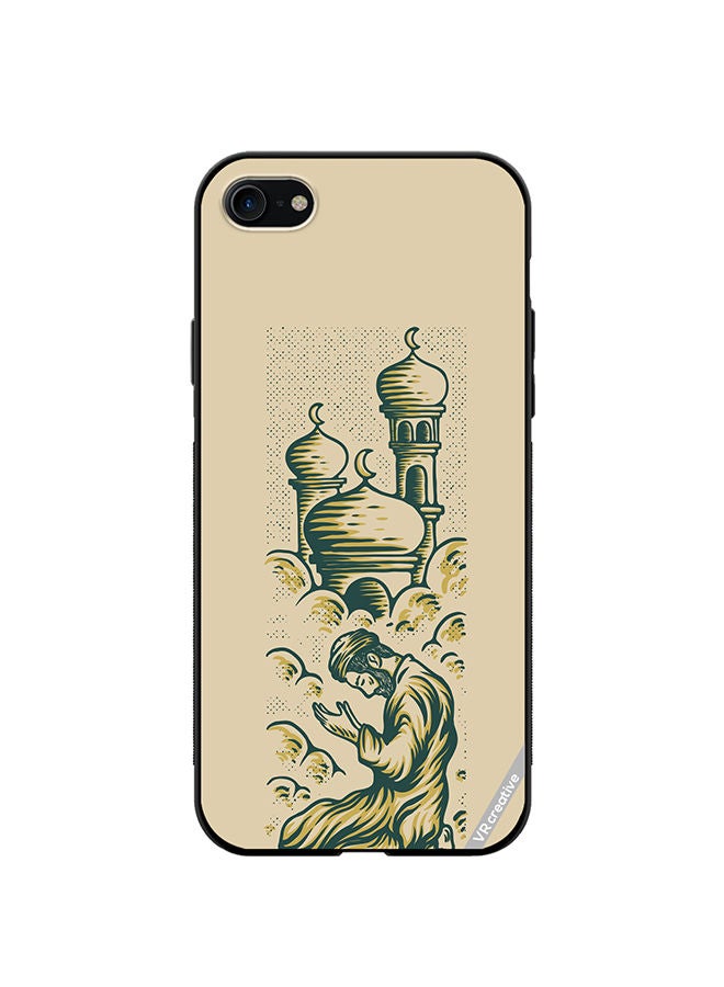 VR CREATIVE Protective Case Cover For Apple iPhone SE (2022) Prayer Design Multicolour - Image 1