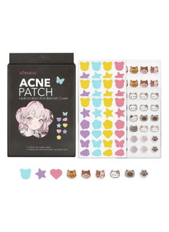 Kormesic Pimple Patches for Face 192Pcs - Acne Pimple Patches with Hydrocolloid and Salicylic Acid - Star Pimple Patches for Covering Zits, Blemishes, Dark Spots - 36 Cute Shapes and Colors(#192, M)  - Image 1