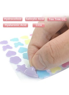 Kormesic Pimple Patches for Face 192Pcs - Acne Pimple Patches with Hydrocolloid and Salicylic Acid - Star Pimple Patches for Covering Zits, Blemishes, Dark Spots - 36 Cute Shapes and Colors(#192, M)  - Image 4
