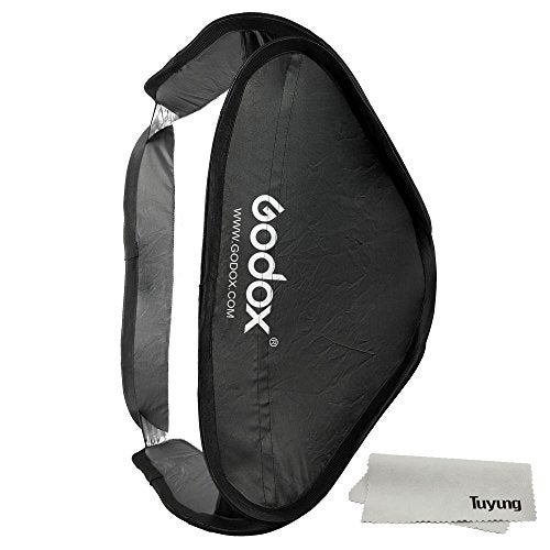 Godox 80cm x 80cm Softbox Bag Kit for Studio Photogrpahy Camera Flash Fits Bowens Elinchrom Mount 32 x 32 - Image 1
