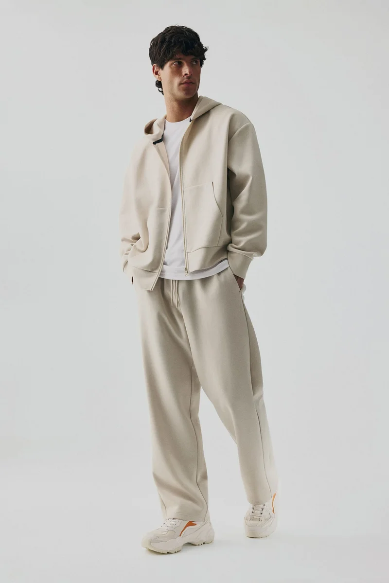 H&M Oversized Fit Zip-through hoodie with DryMove™