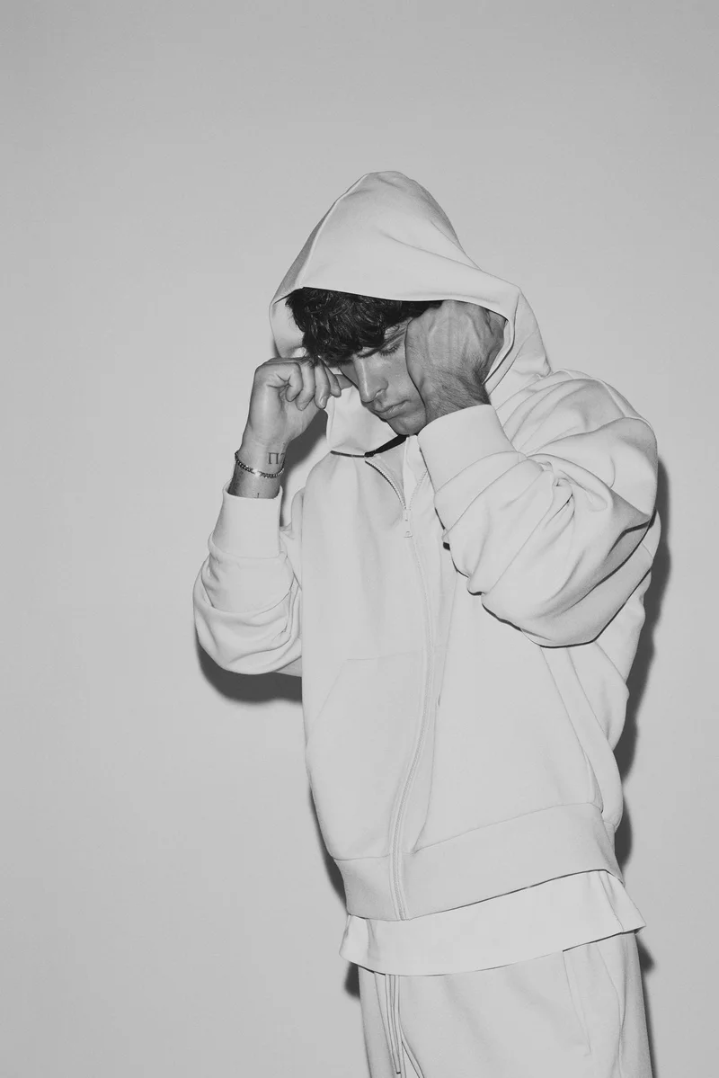 H&M Oversized Fit Zip-through hoodie with DryMove™