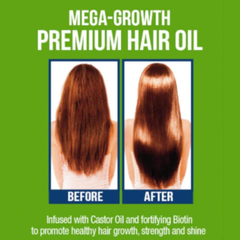Difeel Premium Castor Plus Biotin - Mega-Growth Premium Hair Oil 2.5 oz. - Image 4