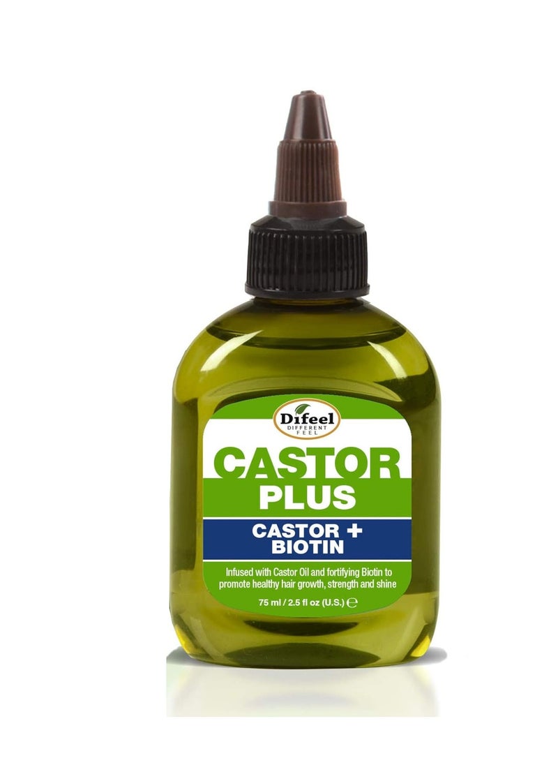 difeel Difeel Premium Castor Plus Biotin - Mega-Growth Premium Hair Oil 2.5 oz.  - Image 1