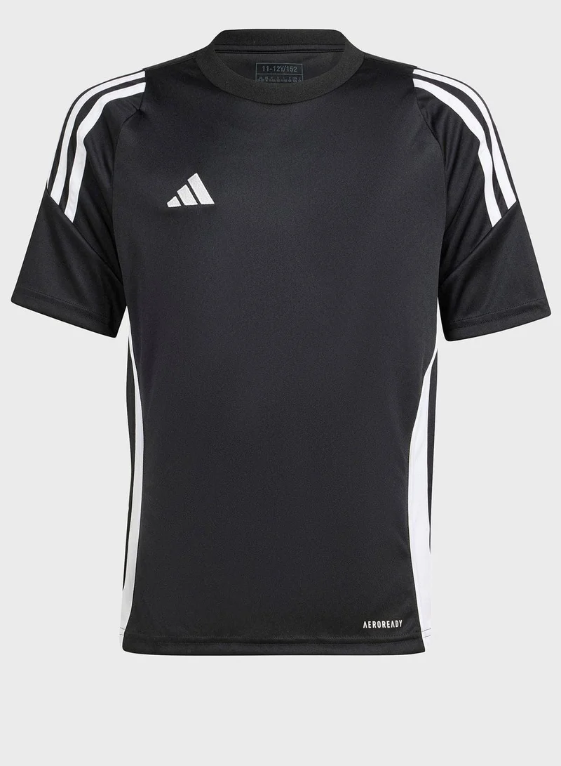 Adidas Tiro24 Jsyy Black Football Jerseys For Junior 5-6Y
