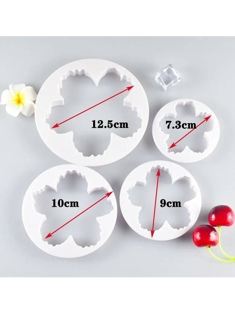 C.T.Z Rose & Peony Flower Cutter Set – Fondant, Clay, and Sugar Paste Molding Tools for Cake Decorating and Crafts  - Image 5
