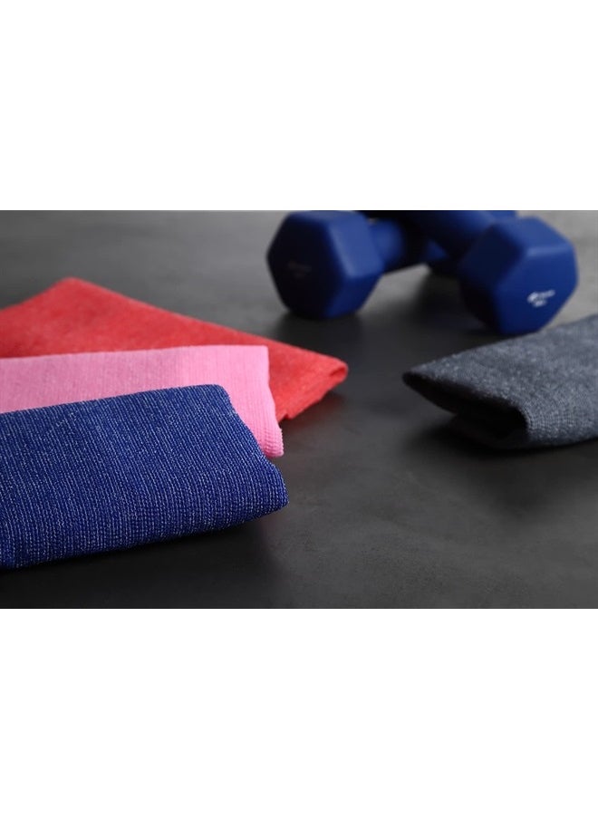 Terra Distribution Extra Rough, Exfoliating Washcloth [Made in Japan] Exfoliating Towel Special Texture Makes Fluffy Foam Lather, Back Scrubber, Dead Skin Cell Remover [Loofah for Women and Men] (2pcs Set(Blue, Pink)) 