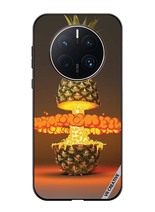 VR CREATIVE Protective Case Cover For Huawei Mate 50 Pro Fire Pineapple Design Multicolour - Image 1
