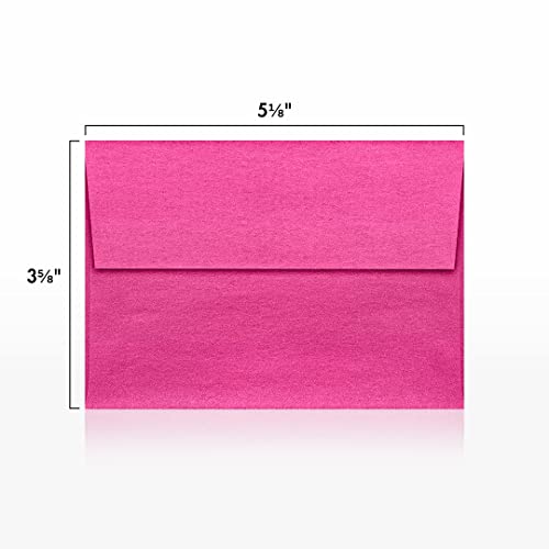 Envelopes Store A1 Invitation Envelopes (3 5/8 x 5 1/8) - Azalea Pink Metallic (50 Qty.) - Image 3