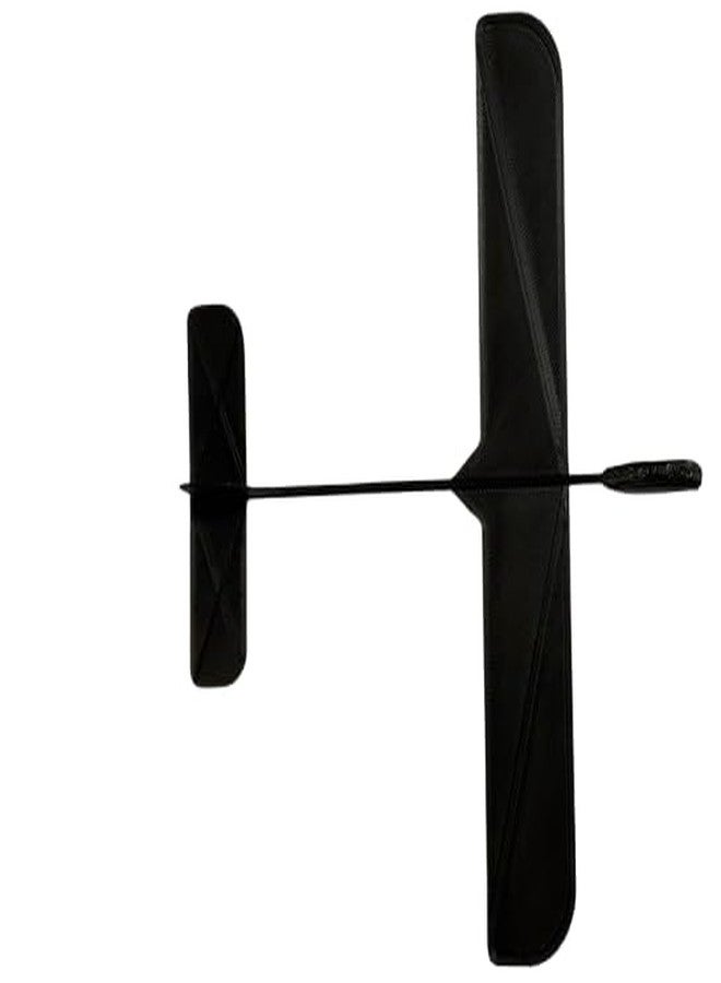 CERO ® 3D Printed Glider Throwing Plastic Plane, Dual Flight Mode, Aeroplane Gliders, Flying Aircraft, for Kids| (Black PLA Plastic) - Image 3