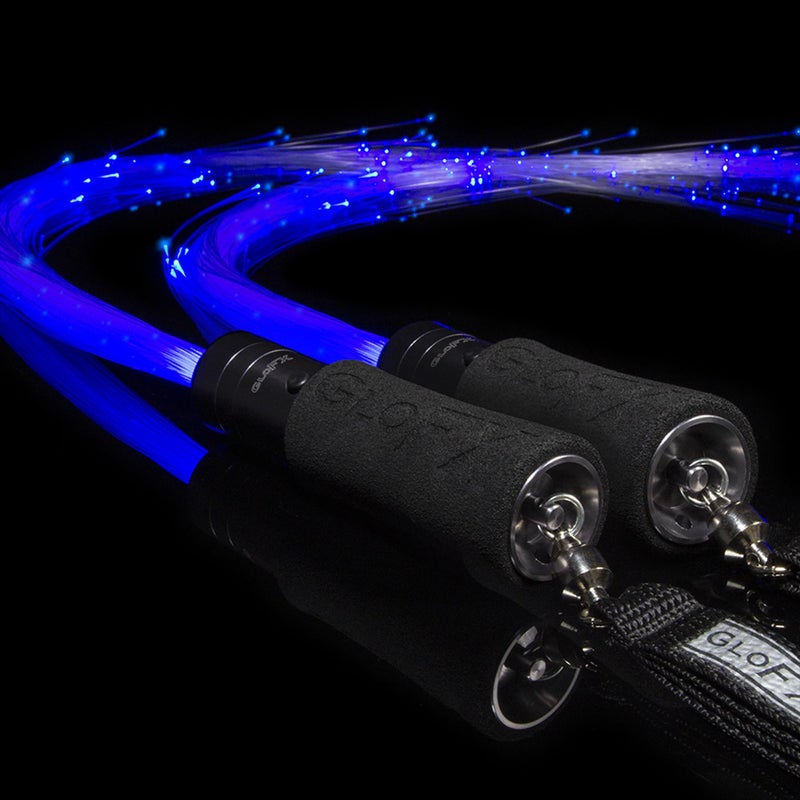 GloFX Space Whip Remix | Programmable Led Fiber Optic 360Â° Swivel | Rave Accessory for Parties, Light Shows Music Festivals | Poi - Image 1