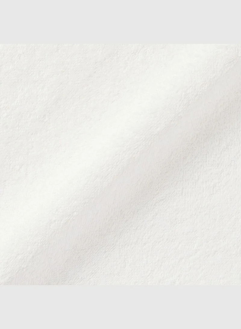 MUJI Side Seamless Pile Bathrobe , Unisex , Off White
