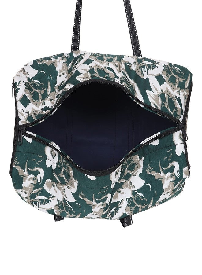 Turtuls Group Green & White Travel Bag Man & Woman - Image 4