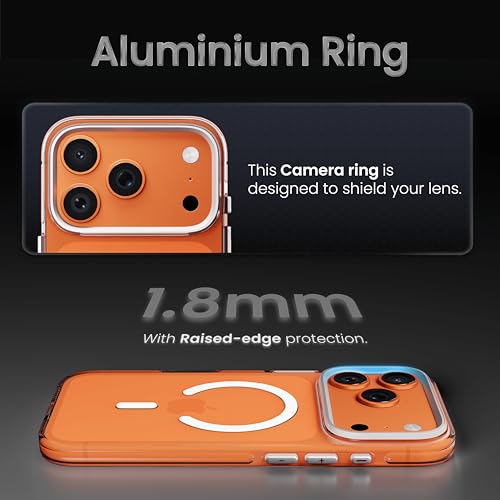 CASEGEAR Super Crystal Transparent Back Cover Case Compatible with iPhone 17 Pro Max | Lifetime Anti-Yellow | 10.4 Feet Drop Protection | Compatible with MagSafe | 360° Camera Protection - Image 3