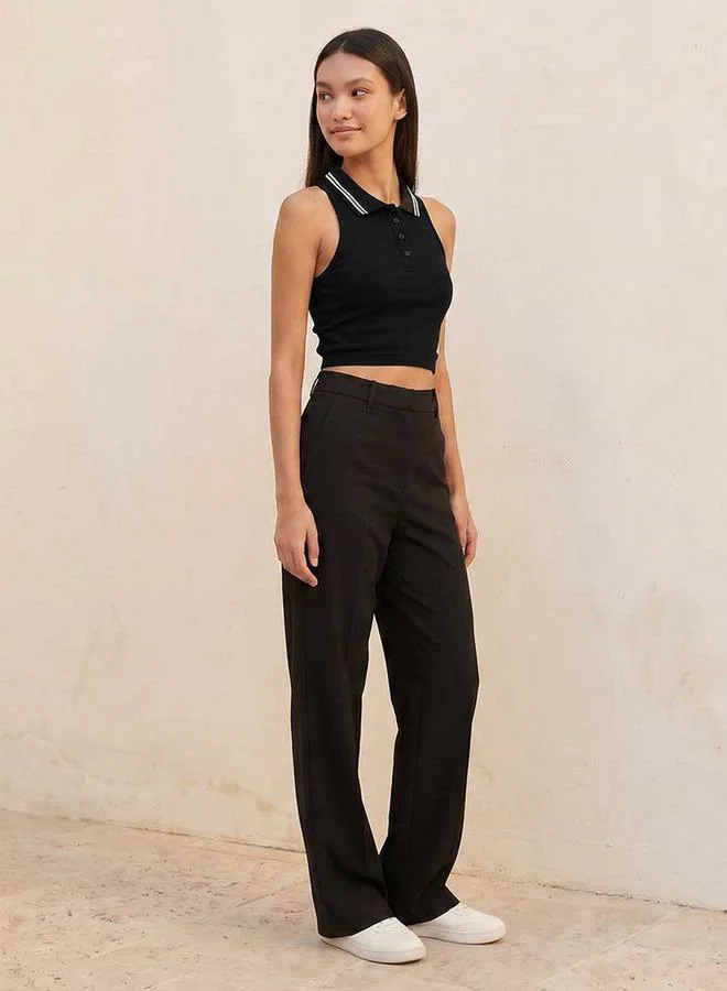 Kappa BLACK Kappa Sleeveless Polo T shirt for Women | Best Price UAE