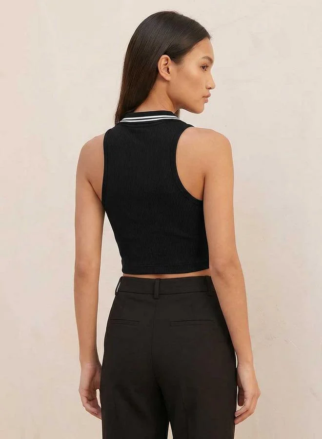 Kappa BLACK Kappa Sleeveless Polo T shirt for Women | Best Price UAE