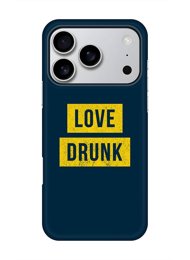 Stylizedd For iPhone 17 Pro,Case, [Compatible with MagSafe] Magnetic cover Slim fit Protection Matte, - LoveDrunk