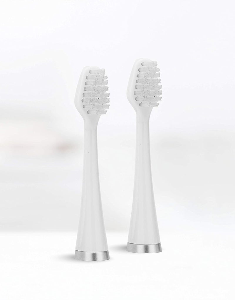 Supersmile Series II LS45 Replacement Brush Heads for Sonic Pulse Toothbrush  Patented 45 Soft Bristles Deliver Professional Teeth Cleaning  No Sensitivity White 2 Count - Image 4